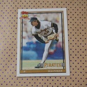 MLB Pirates Trading Card - White and Blue